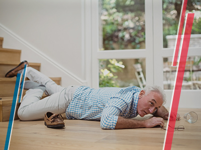 Orientacion juridica por accidente Hombre en el suelo