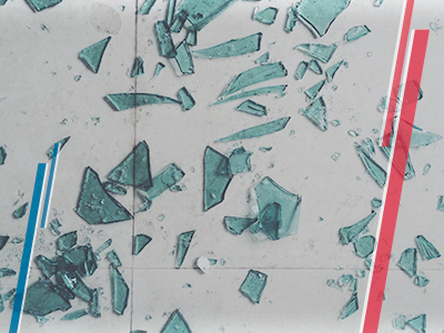 Servicio de Vidriería Vidrio roto